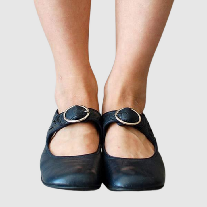 Amelia - Elegant Women's Orthopedic Mary Jane Shoes with Buckle Strap