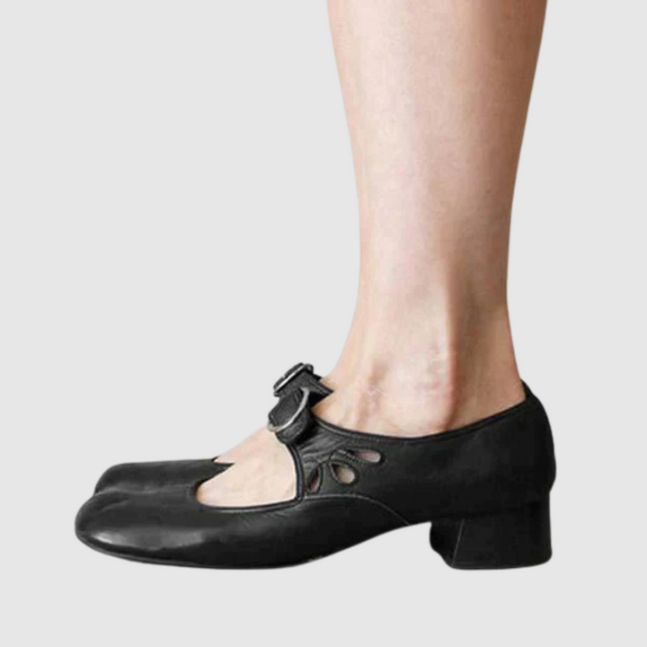 Amelia - Elegant Women's Orthopedic Mary Jane Shoes with Buckle Strap