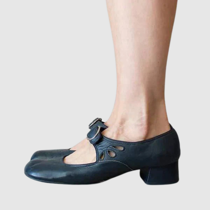 Amelia - Elegant Women's Orthopedic Mary Jane Shoes with Buckle Strap