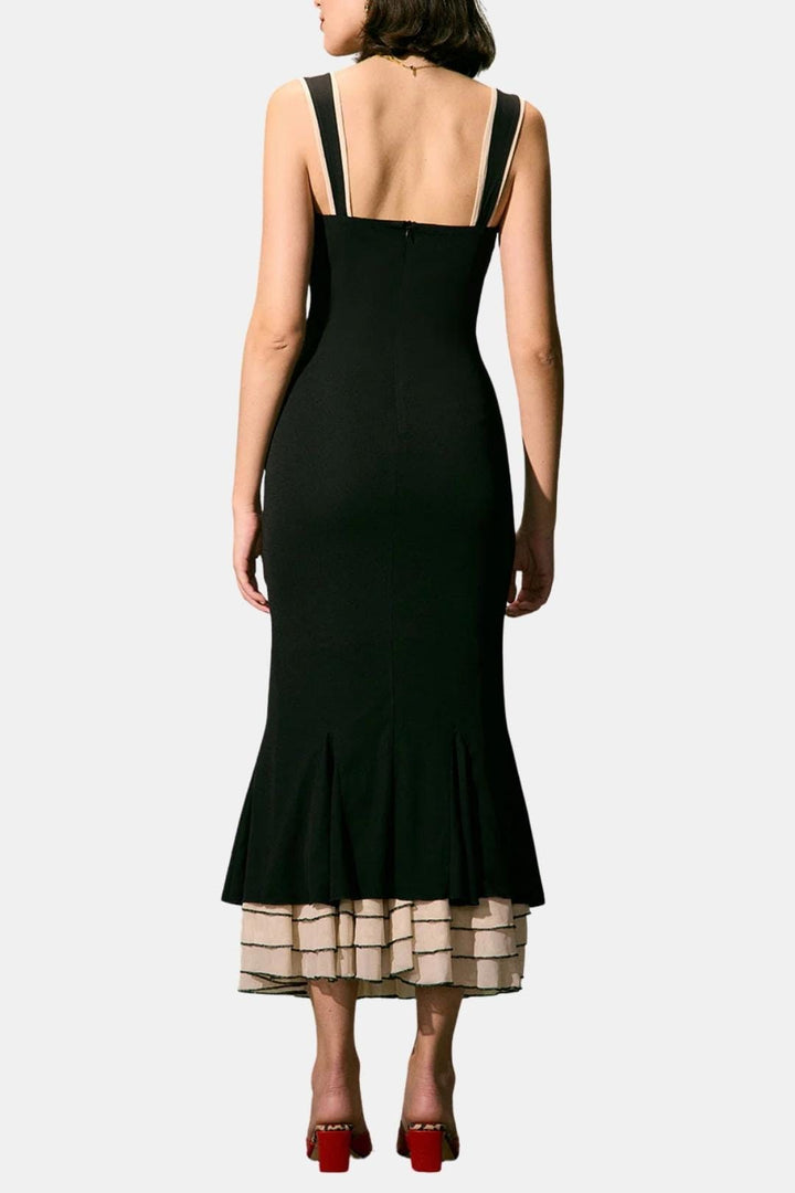 Amelia - Elegant Women's Wedding Guest Dress with Sweetheart Neck and Mermaid Hem