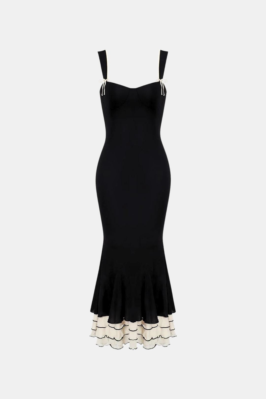 Amelia - Elegant Women's Wedding Guest Dress with Sweetheart Neck and Mermaid Hem