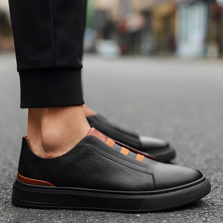 Charlie - Smart Men's Comfort Fall Sneakers with Cushioned Slip-On Design