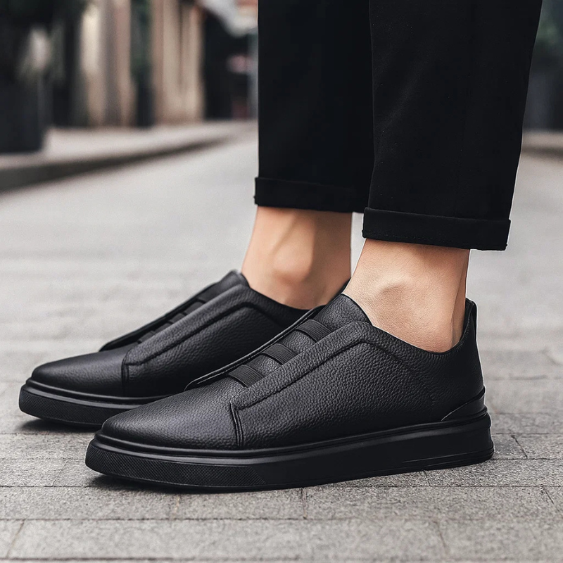 Charlie - Smart Men's Comfort Fall Sneakers with Cushioned Slip-On Design