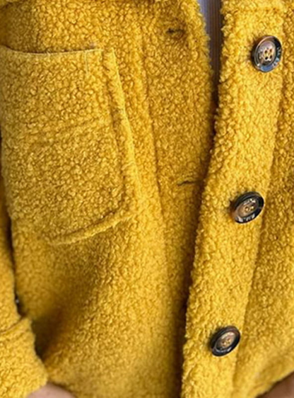 Chloe - Women's Fleece Style Jacket for Autumn with Patch Pockets