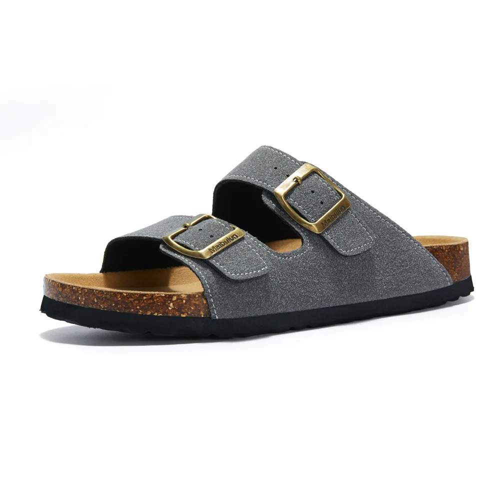 Daisy - Casual Women's Orthopedic Sandals with Double Buckle Strap and Cork Footbed