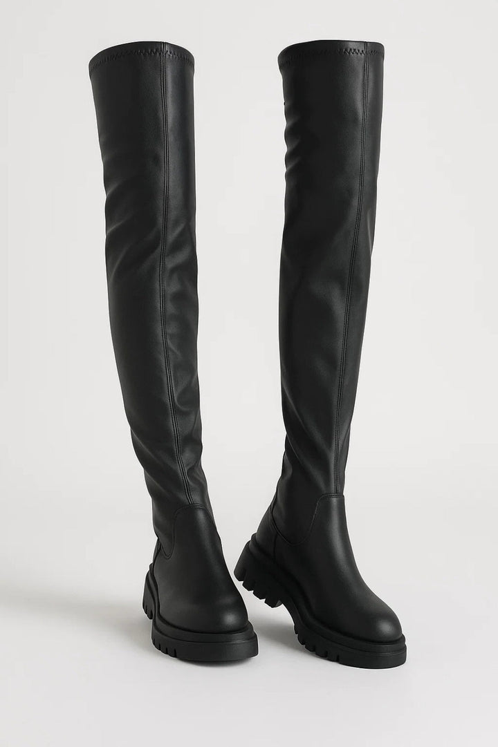 Daisy - Chic Women's Orthopedic Knee High Boots with Chunky Sole