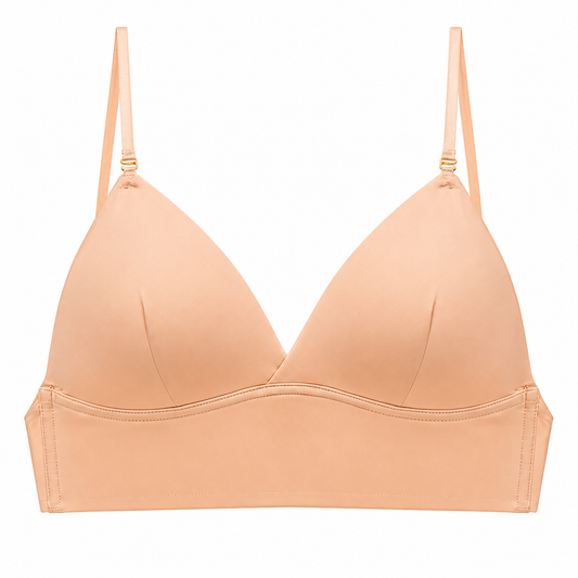 Ella - Women’s comfortable low back bra with triangle cups and thin straps