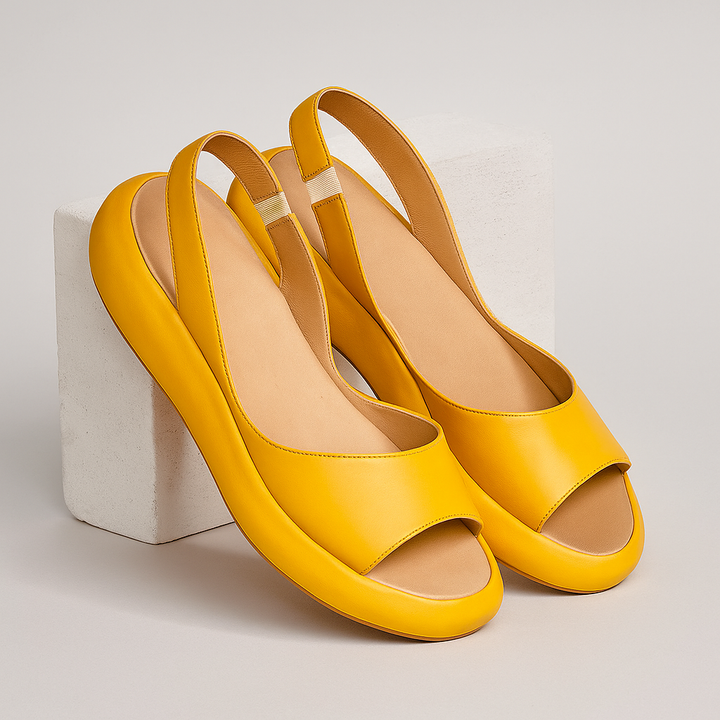 Evie - Casual Women's Orthopedic Slingback Sandals with Puffy Sole and Open Toe