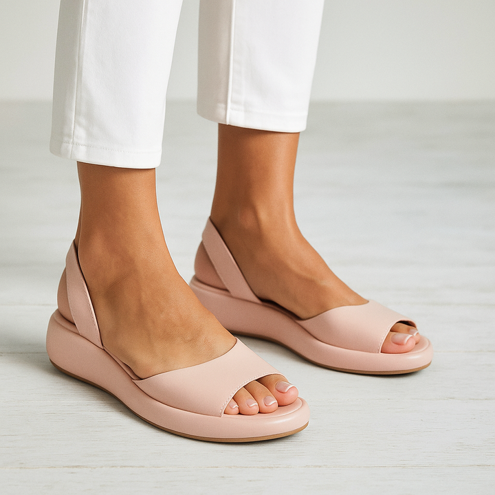 Evie - Casual Women's Orthopedic Slingback Sandals with Puffy Sole and Open Toe