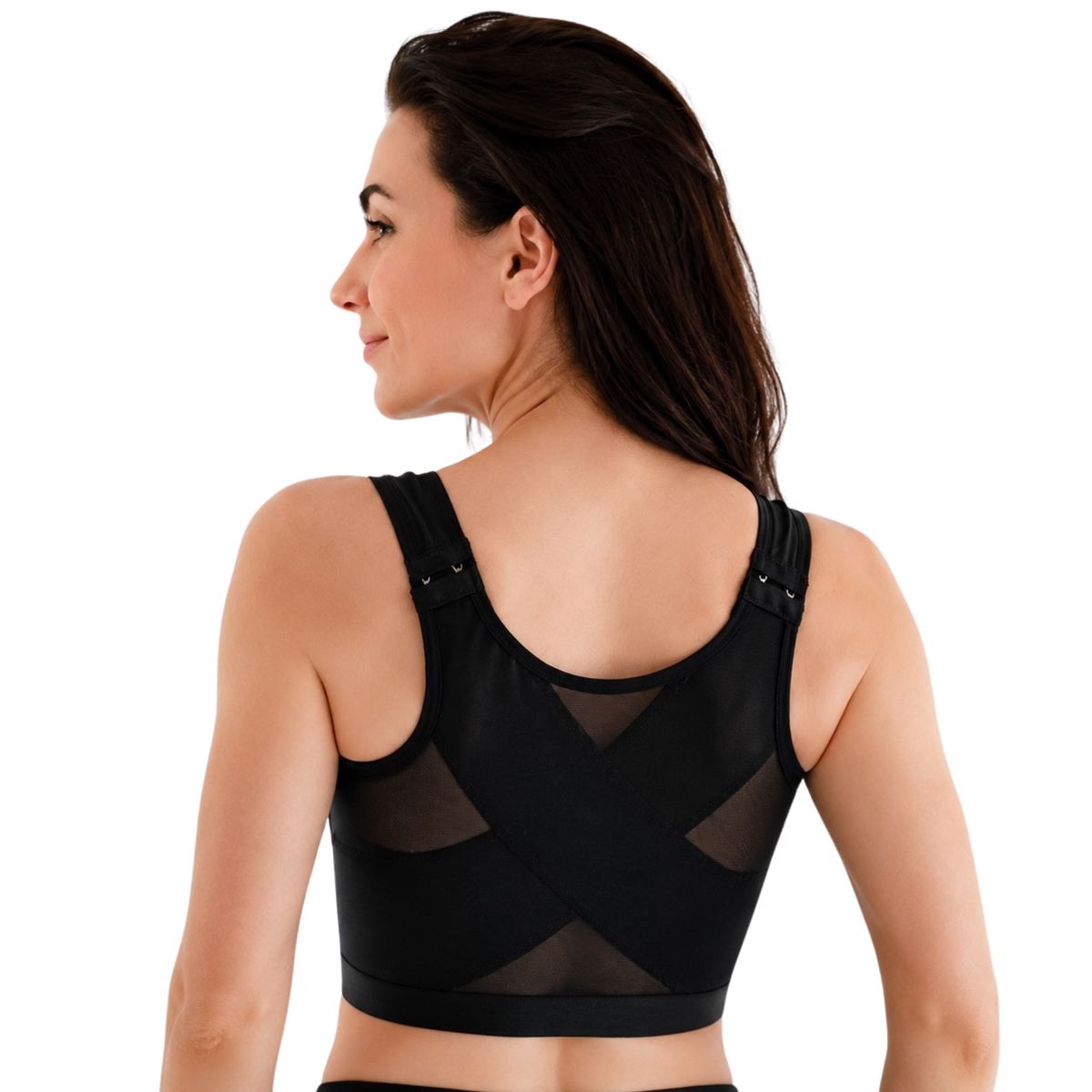 Florence - Women’s front fastening support bra with shaping cups and wide straps