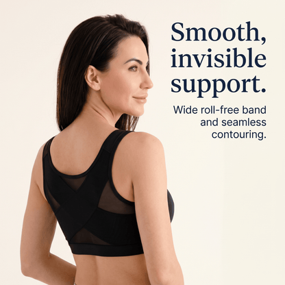 Florence - Women’s front fastening support bra with shaping cups and wide straps
