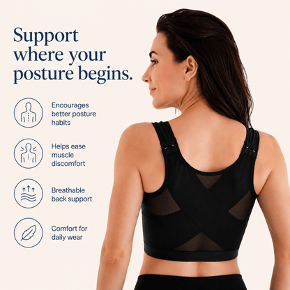 Florence - Women’s front fastening support bra with shaping cups and wide straps