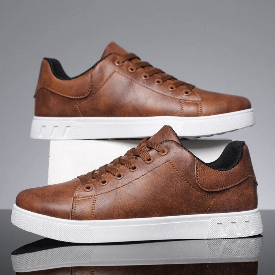 Freddie - Casual Orthopedic Men's Trainers with Lace-Up Comfort Fit