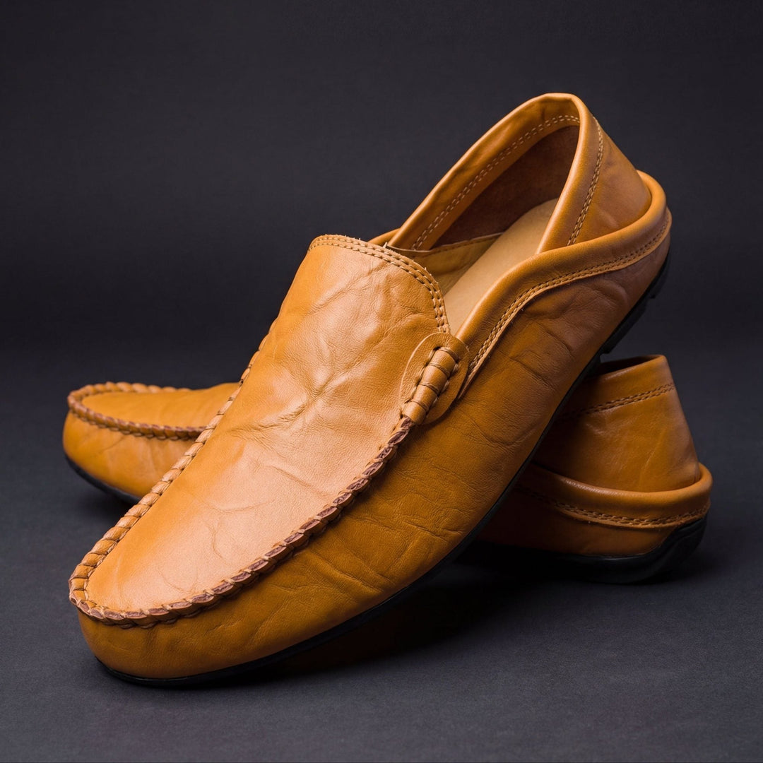 Freddie - Smart Men's Comfort Loafers with Slip-On Design and Cushioned Sole
