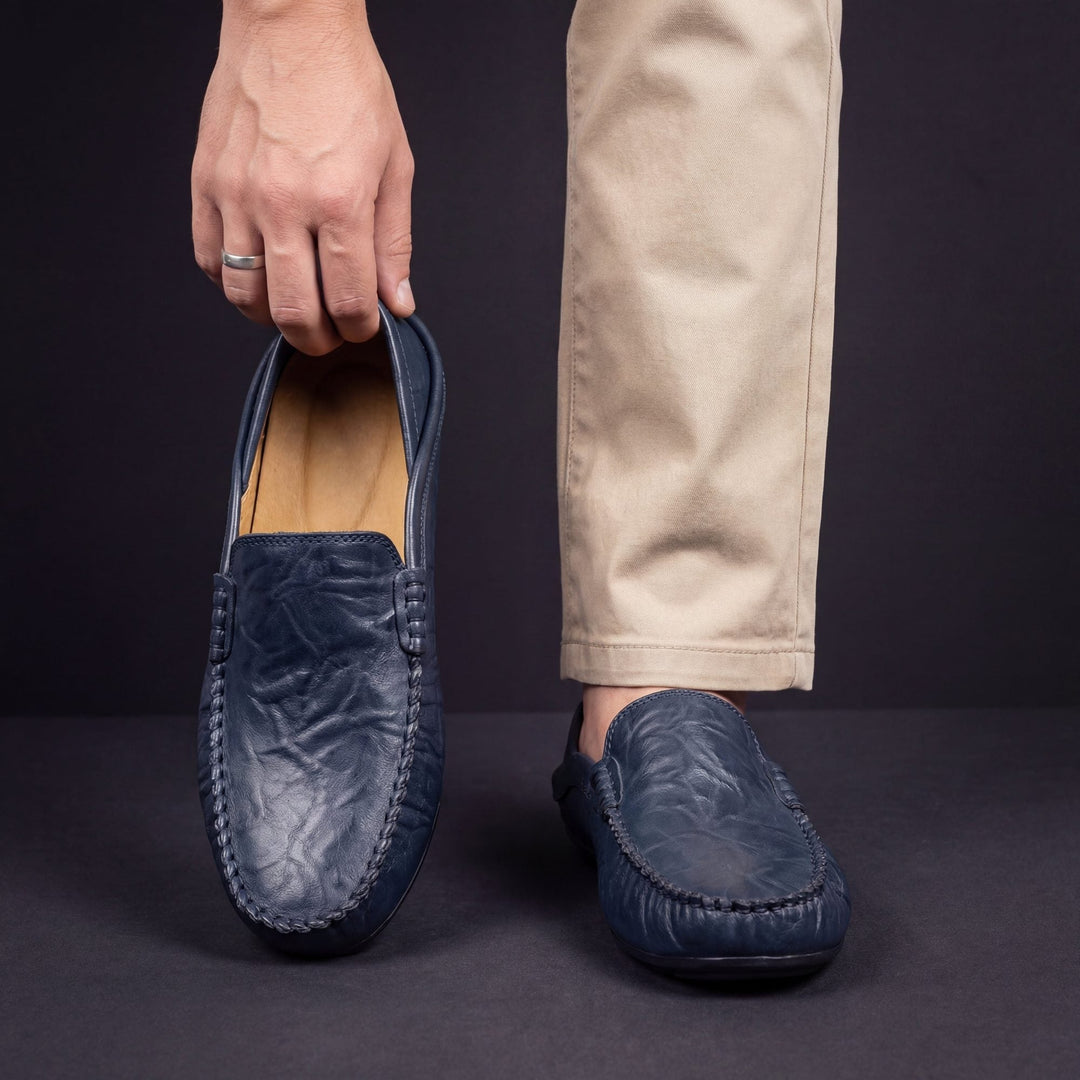 Freddie - Smart Men's Comfort Loafers with Slip-On Design and Cushioned Sole