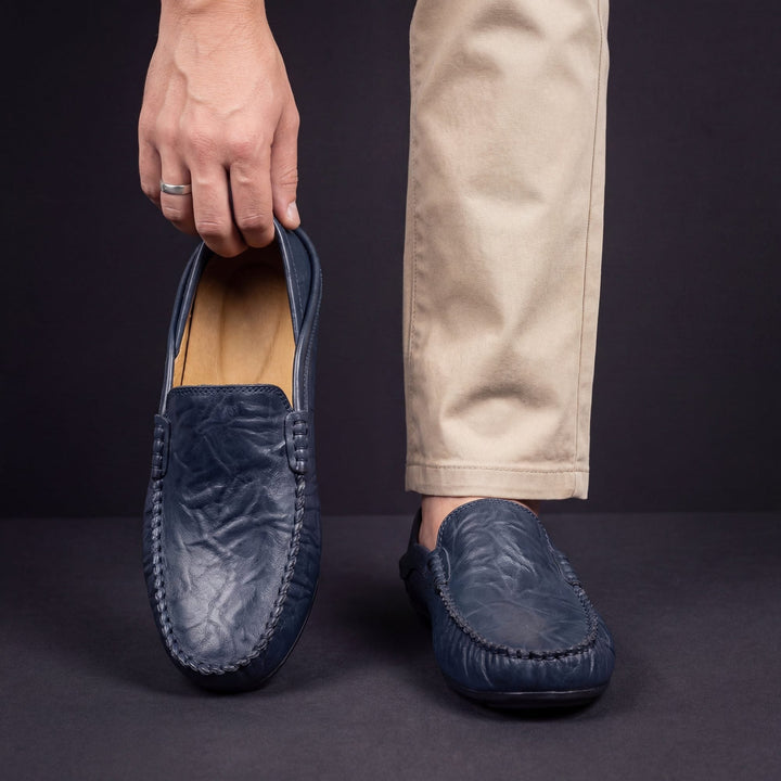 Freddie - Smart Men's Comfort Loafers with Slip-On Design and Cushioned Sole