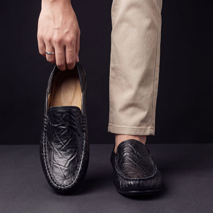 Freddie - Smart Men's Comfort Loafers with Slip-On Design and Cushioned Sole