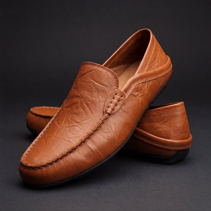 Freddie - Smart Men's Comfort Loafers with Slip-On Design and Cushioned Sole