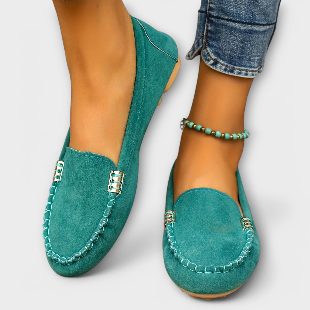 Freya - Casual Women's Orthopedic Loafers with Moccasin Stitch Detail