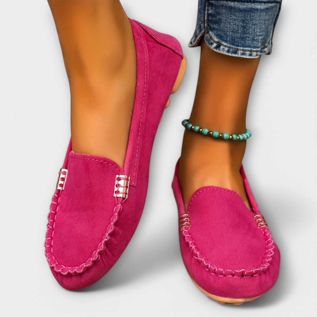 Freya - Casual Women's Orthopedic Loafers with Moccasin Stitch Detail