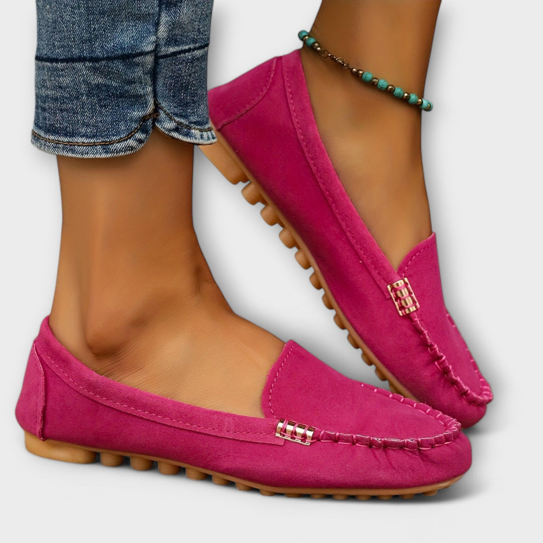 Freya - Casual Women's Orthopedic Loafers with Moccasin Stitch Detail