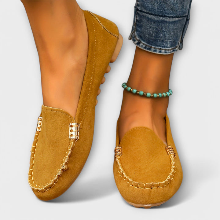 Freya - Casual Women's Orthopedic Loafers with Moccasin Stitch Detail