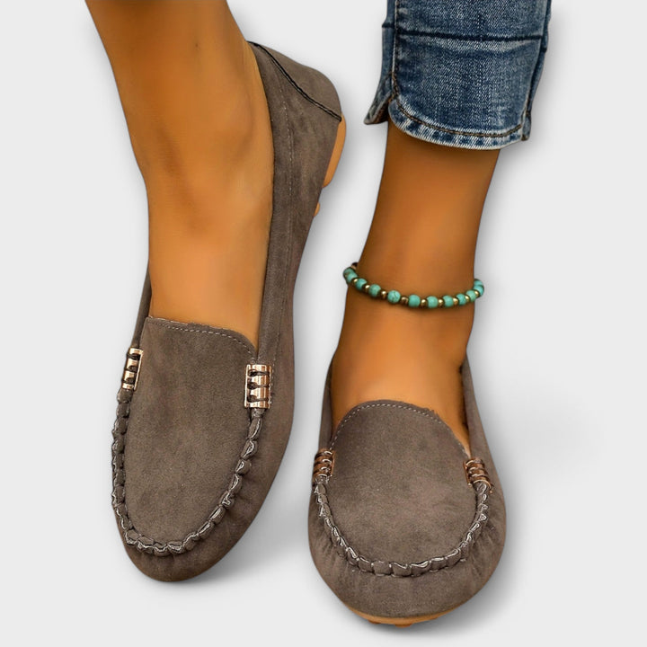 Freya - Casual Women's Orthopedic Loafers with Moccasin Stitch Detail