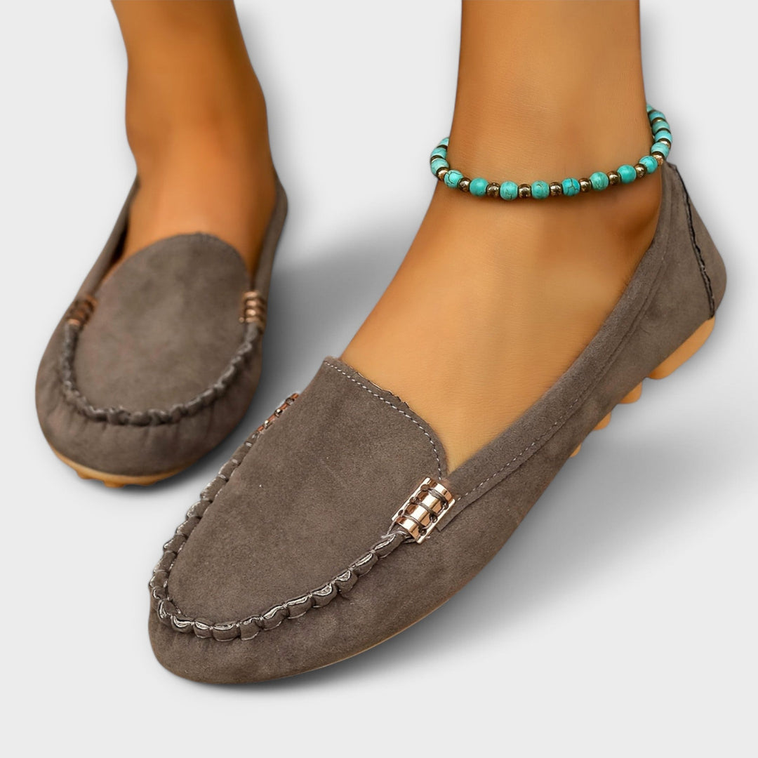 Freya - Casual Women's Orthopedic Loafers with Moccasin Stitch Detail