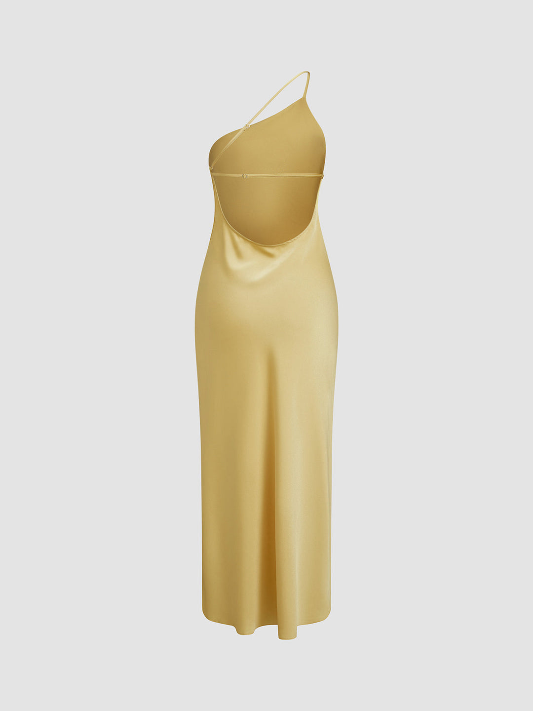 Freya - Chic Women's Wedding Guest Maxi Dress with One Shoulder Neckline and Side Split