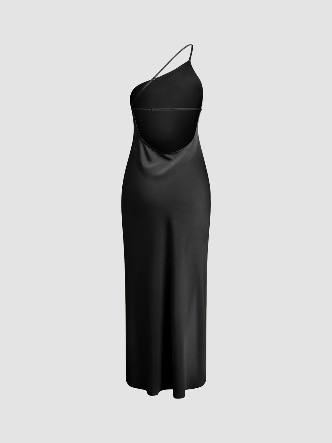 Freya - Chic Women's Wedding Guest Maxi Dress with One Shoulder Neckline and Side Split