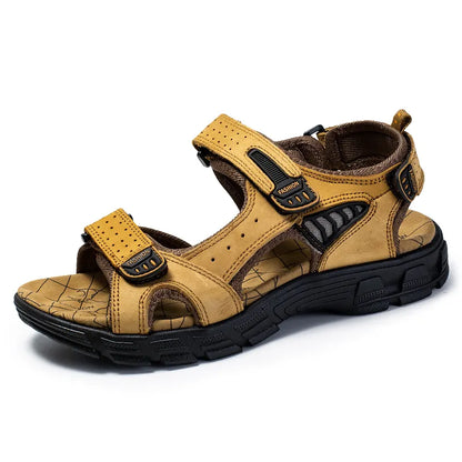George - Casual Women's Orthopedic Sandals with Double Velcro Strap and Chunky Sole