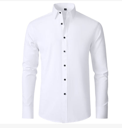 George - Men's smart casual shirt with slim fit and long sleeve button cuffs