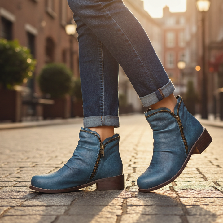 Grace - Smart Women's Orthopedic Fall Boots with Side Zip Closure