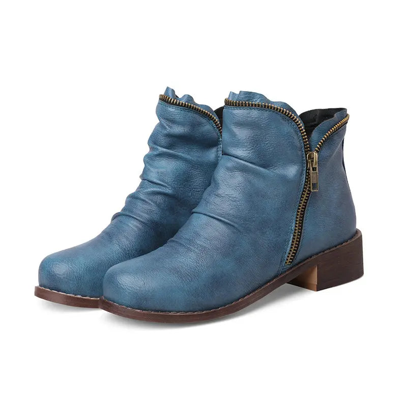 Grace - Smart Women's Orthopedic Fall Boots with Side Zip Closure