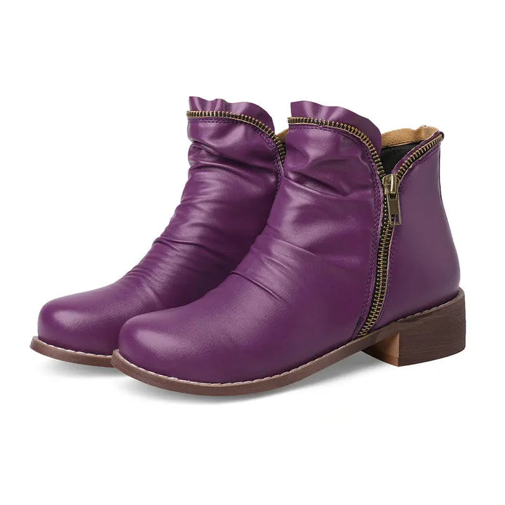 Grace - Smart Women's Orthopedic Fall Boots with Side Zip Closure