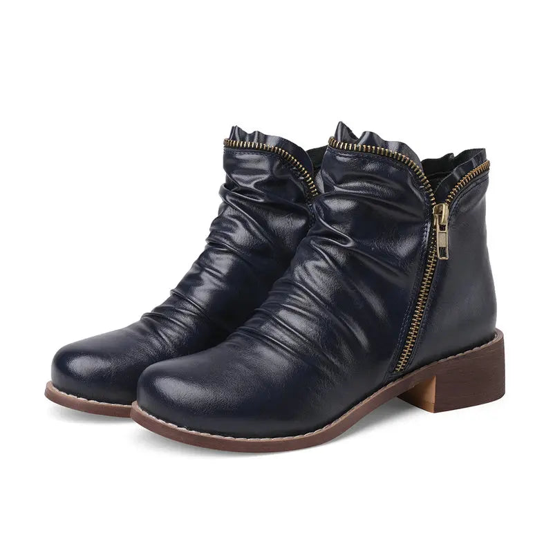 Grace - Smart Women's Orthopedic Fall Boots with Side Zip Closure