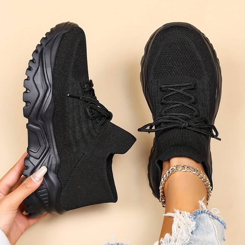 Grace - Supportive Women's Orthopedic Sneakers with Chunky Sole and Lace-Up Fit