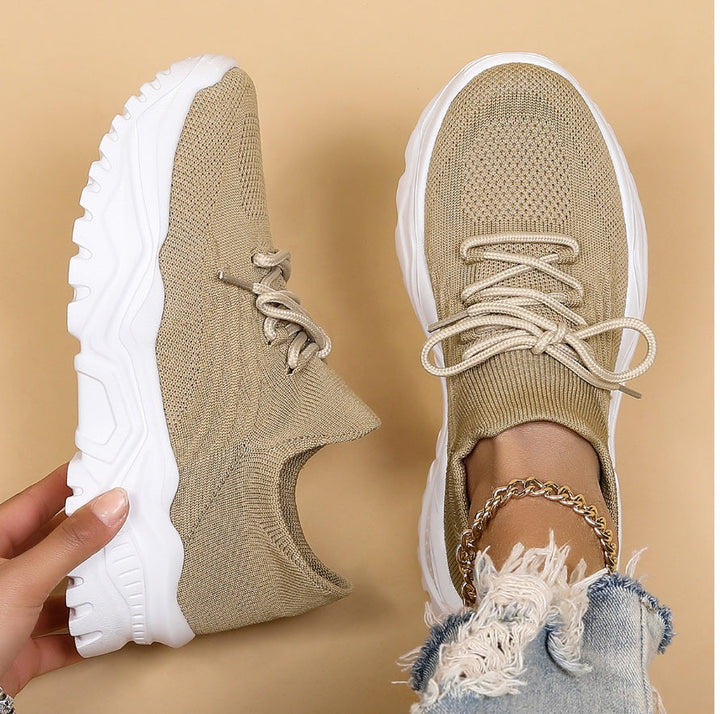 Grace - Supportive Women's Orthopedic Sneakers with Chunky Sole and Lace-Up Fit