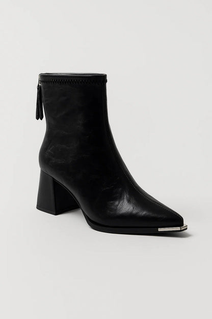 Hannah - Chic Women's Comfort Ankle Boots with Block Heel