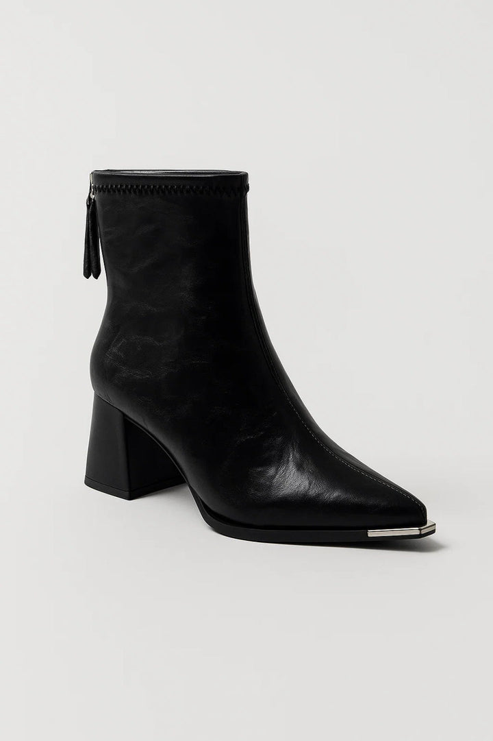 Hannah - Chic Women's Comfort Ankle Boots with Block Heel