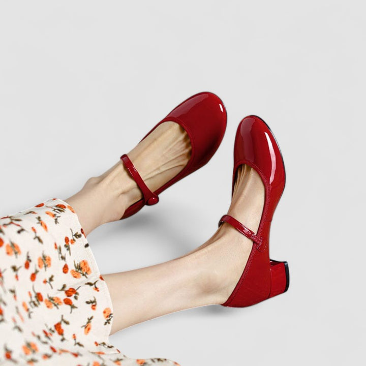 Hannah - Elegant Women's Orthopedic Mary Jane Shoes with Block Heel
