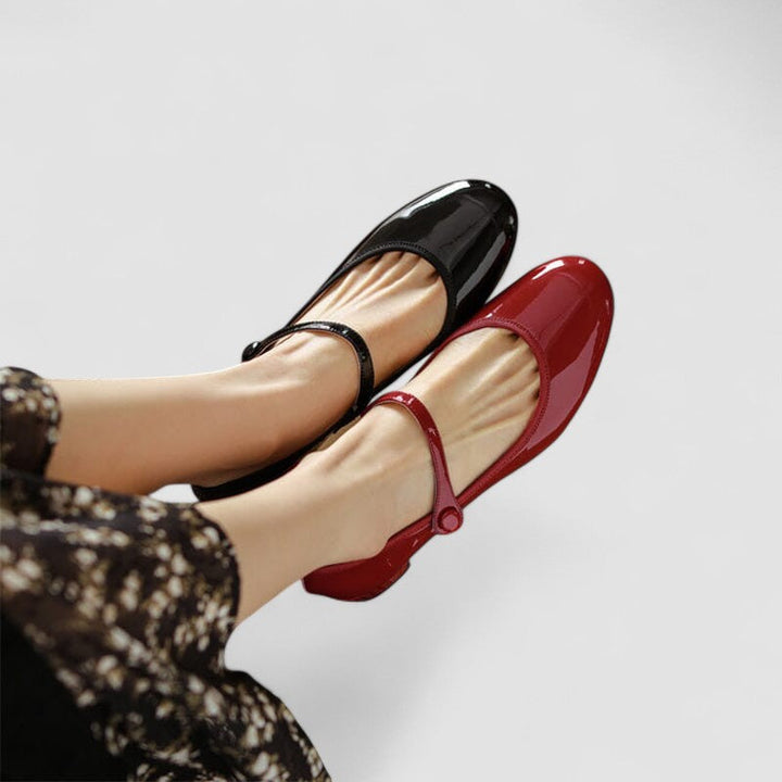 Hannah - Elegant Women's Orthopedic Mary Jane Shoes with Block Heel