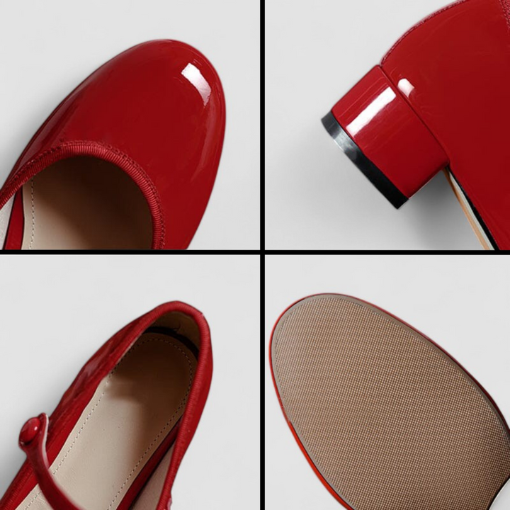 Hannah - Elegant Women's Orthopedic Mary Jane Shoes with Block Heel