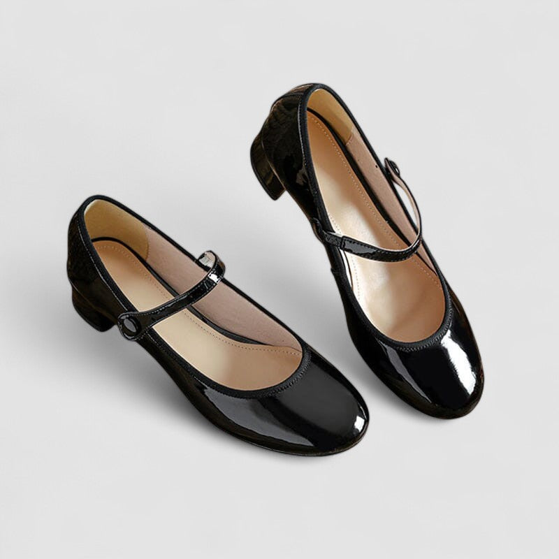 Hannah - Elegant Women's Orthopedic Mary Jane Shoes with Block Heel