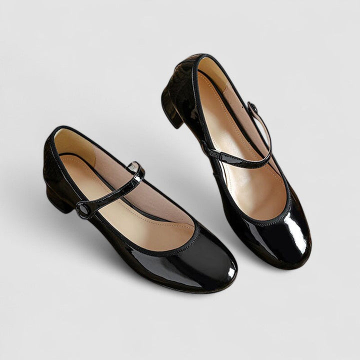 Hannah - Elegant Women's Orthopedic Mary Jane Shoes with Block Heel