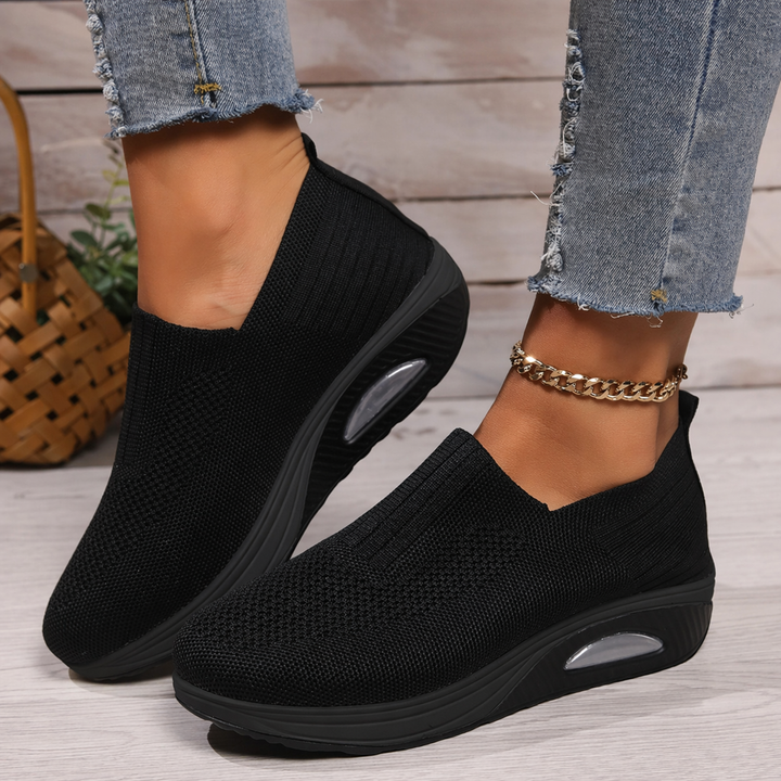 Hannah - Women's Casual Comfort Slip On Shoes with Cushioned Support