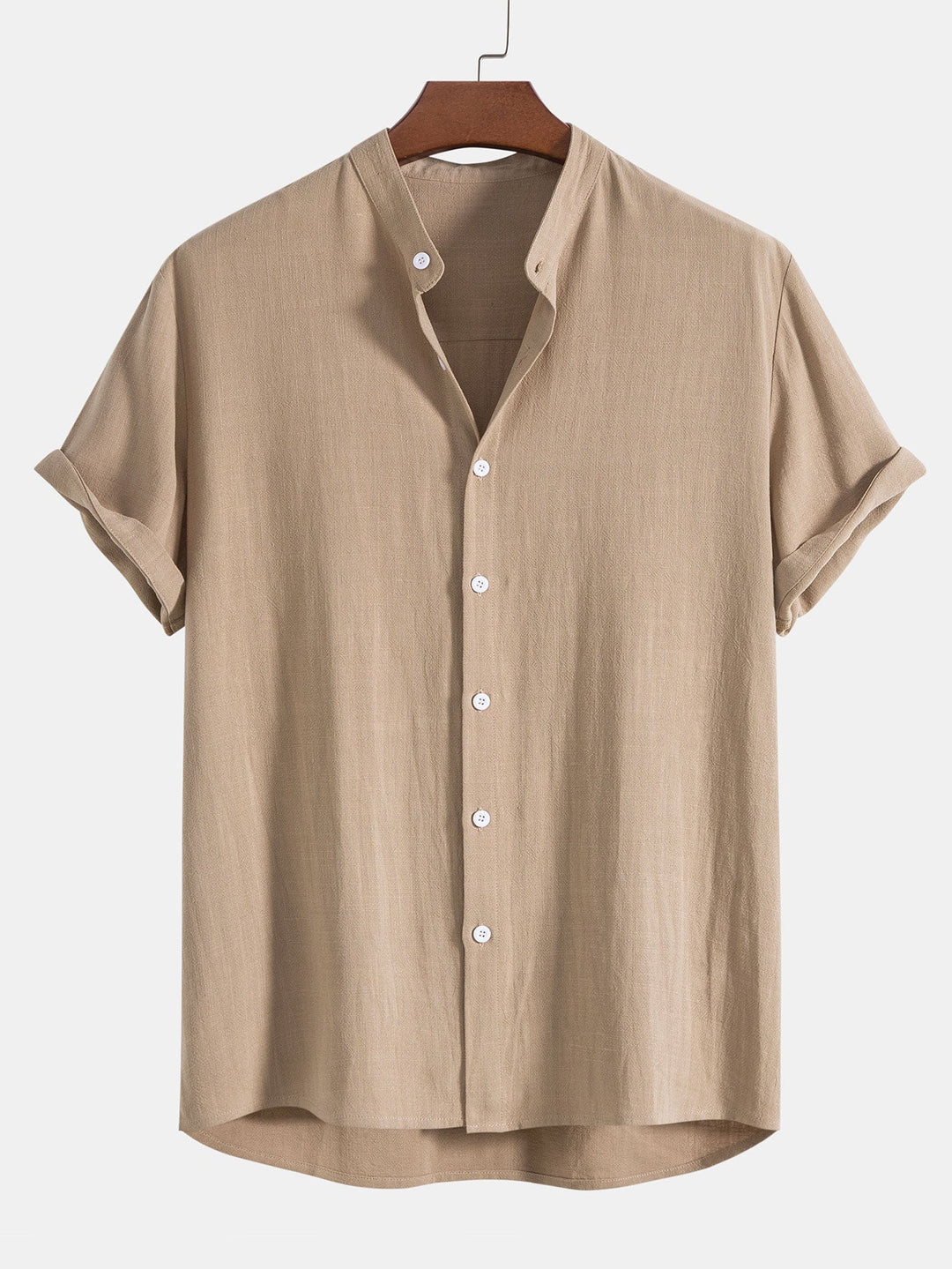 Harry - Casual Men's Linen Co-ord Set with Drawstring Trousers and Button Placket