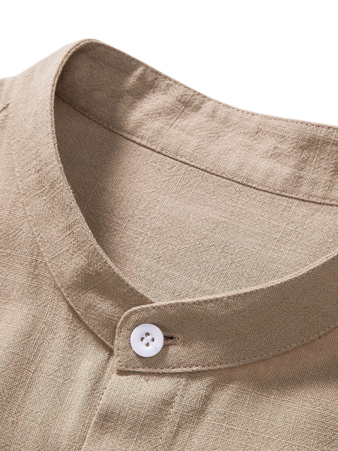 Harry - Casual Men's Linen Co-ord Set with Drawstring Trousers and Button Placket