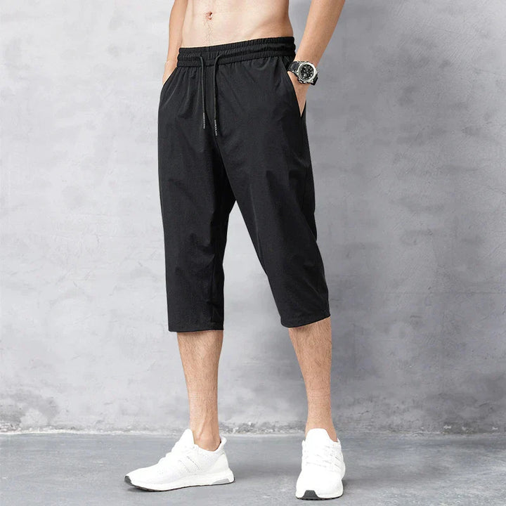 Harry - Casual Men's Shorts with Drawstring Waist and Below-Knee Length