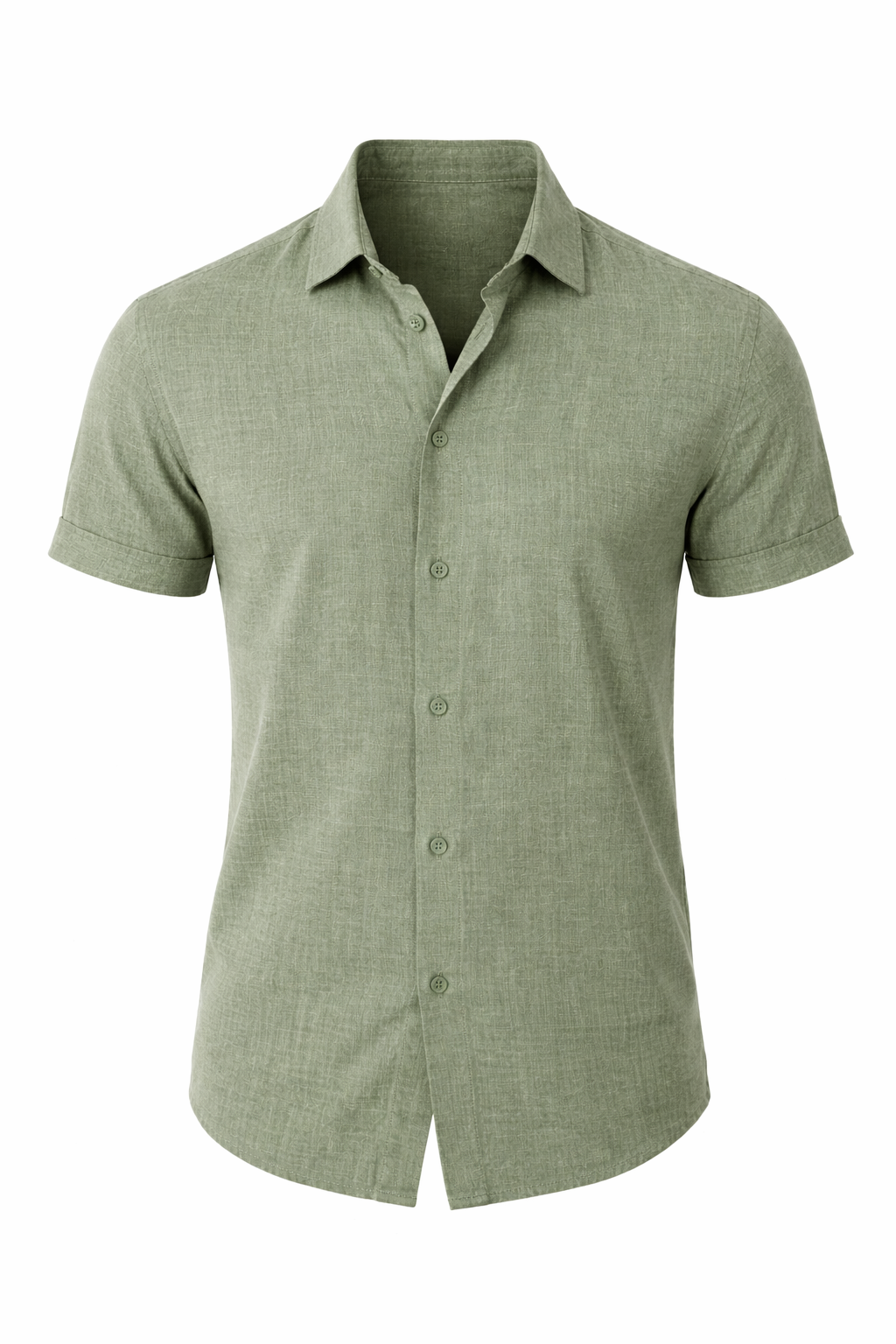 Henry - Casual Men's Linen Shirt with Short Sleeves and a Relaxed Fit